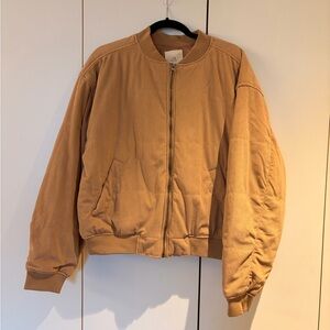 Thread & Supply Camel Bomber Jacket